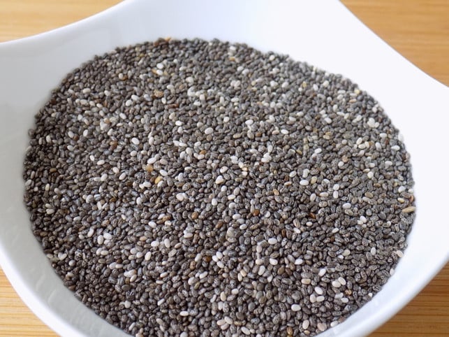 Chia seeds, like Haskap, are also considered a superfood.