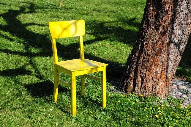 You only need a chair for yoga while sitting.