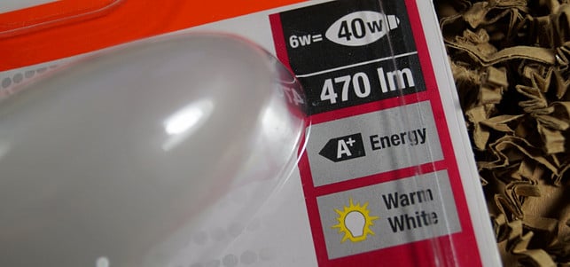 LED-Lampe: Wichtig sind Lumen-Zahl, Energieeffzienz, Lichttemperatur LED-Lampe: Wichtig sind Lumen-Zahl, Energieeffzienz, Lichttemperatur