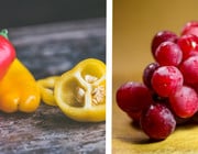 Paprika und Trauben: im Juli nicht essen