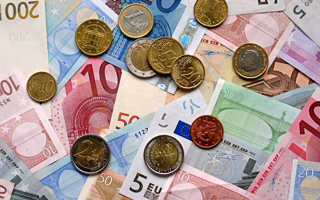 Geld Euro Münzen Scheine Geld Euro Münzen Scheine