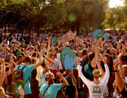 Die Silent Climate Parade in Berlin findet am 12. September 2015 statt.