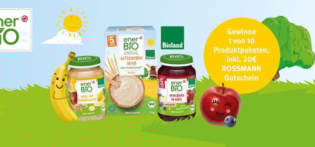 ROSSMANN enerBiO Babynahrung gewinnen
