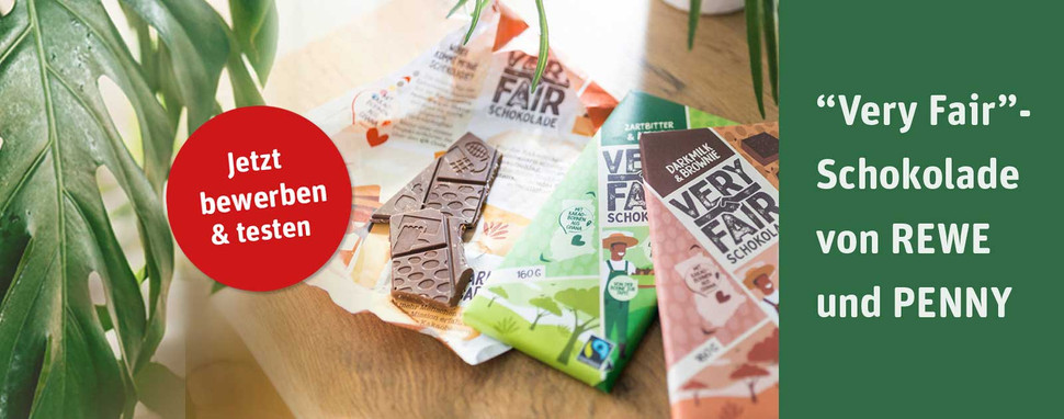 REWE Produkttest faire Schokolade