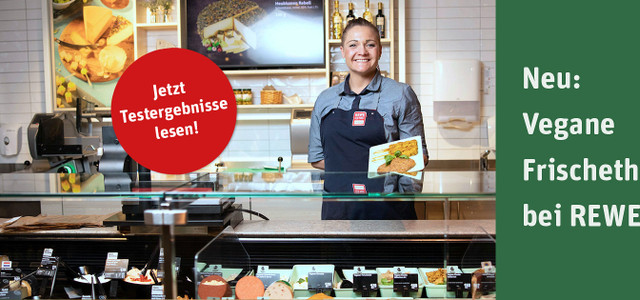 Vegane Bedientheke REWE Produkttest