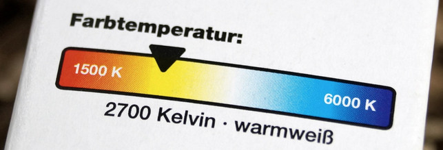 LED-Lampen: Achte auf die Farbtemperatur LED-Lampen: Achte auf die Farbtemperatur