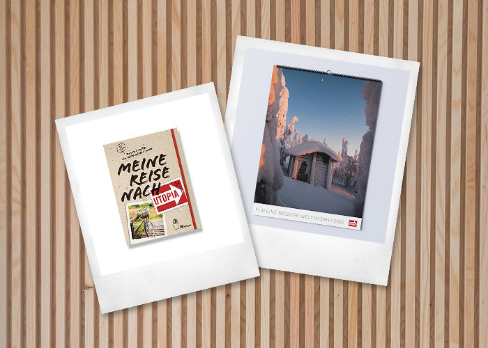 Utopia Kalender und Buch gewinnen Newsletter abonnieren - Gewinnspiel