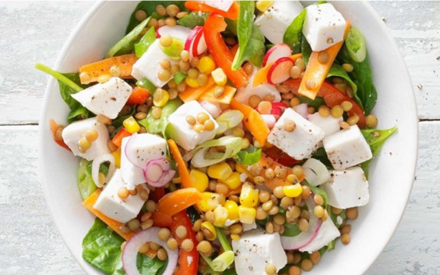 Linsensalat_Simply_V Käse-Alternativen