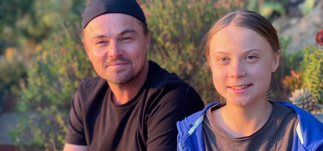 Greta Thunberg, Leonardo DiCaprio
