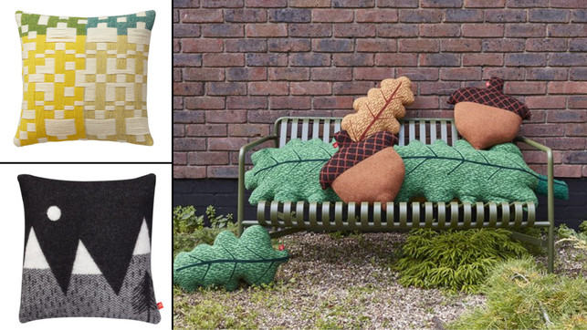 kissen-sofakissen-dekokissen-donna-wilson-211005-1280x720-1 Donna Wilson hat Kissen aus schottischer Schafswolle entworfen.