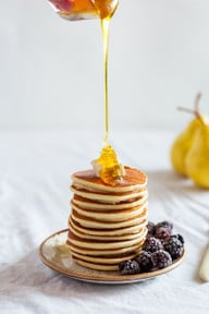 ahornsirup-ist-das-klassische-topping-fuer-amerikan-cc0-pixabay-daria-yakovleva-200108_download Ahornsirup ist das klassische Topping für amerikanische Pancakes.