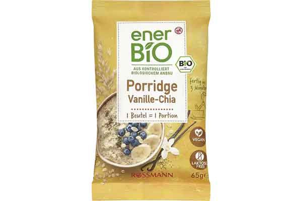 enerBiO Porridge Vanille-Chia