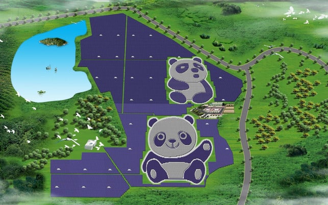 panda-solaranlage-rendering-z-china merchants new energy-170721-1280x800 Panda Solarpark Panda Green Energy Entwurf