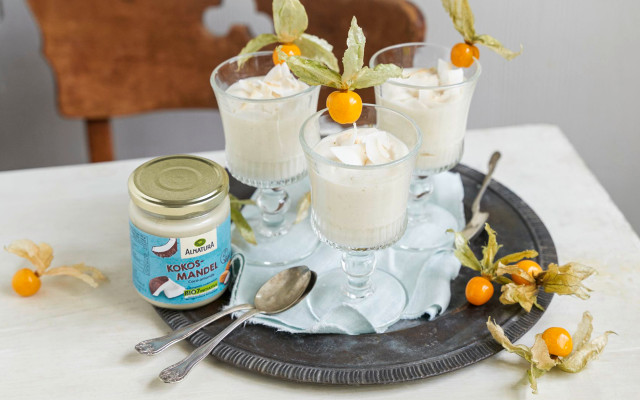 Kokosmousse mit Seidentofu vegane Ernährung Kokosmousse mit Seidentofu vegane Ernährung