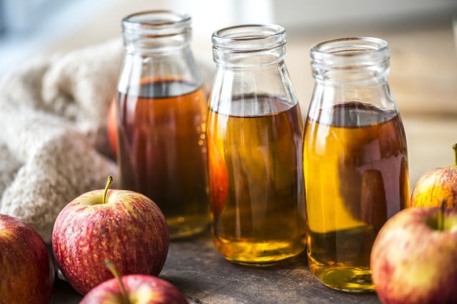 You can prevent a sodium deficiency by mixing an apple juice spritzer with a pinch of salt.