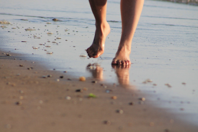 Walking barefoot is not only good for your feet, but for your entire body.