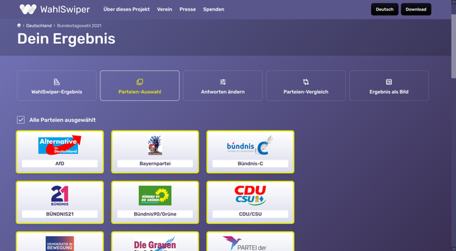 am-ende-kannst-du-deine-antworten-mit-den-antworte-wahlswiper-210910_download Am Ende kannst du deine Antworten mit den Antworten aller oder ausgewählter Parteien vergleichen.