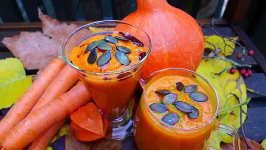 Herbst Kürbis Smoothies Herbst Kürbis Smoothies