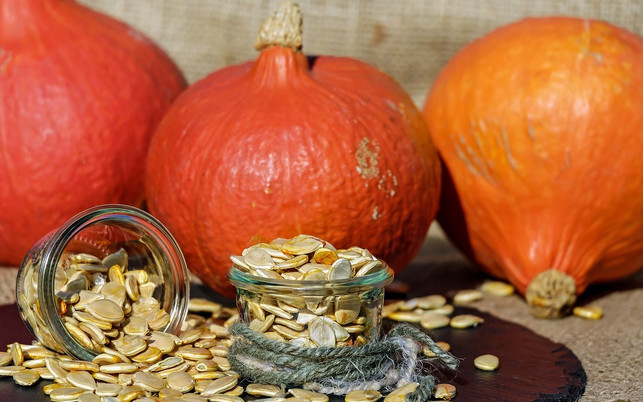 kuerbiskerne-enthalten-viel-eisen-cc0-pixabay-couleur-181230 Kürbiskerne enthalten viel Eisen.