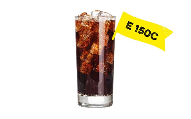 E150C ist Ammoniak-Zuckerkulör – ein wichtiger Bestandteil von Cola E150C ist Ammoniak-Zuckerkulör – ein wichtiger Bestandteil von Cola