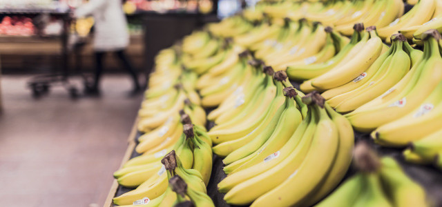Bananen im Supermarkt, Alltag Umwelt schützen