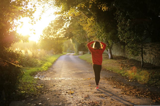 Is fear too big for the gym today? Then you can go jogging outside instead.