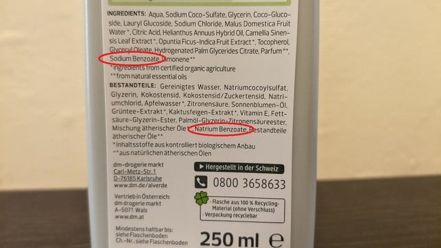 auch-naturkosmetik-produkte-hier-von-dm-koennen-sven-christian-schulz-utopia-180928_download Auch Naturkosmetik-Produkte - hier von dm - können Sodium Benzoate enthalten.
