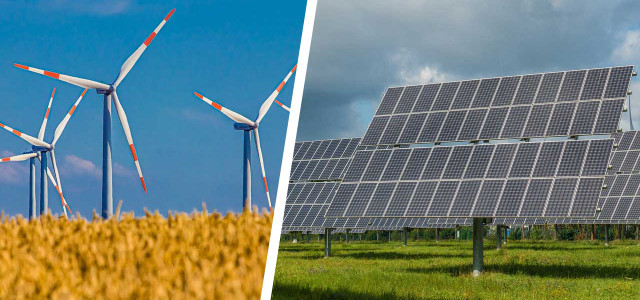 Windkraft, Solarenergie, Ökostrom