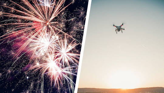 Nachhaltiges Feuerwerk: Welche Alternativen es gibt Nachhaltiges Feuerwerk mit Drohnen statt Silvesterraketen
