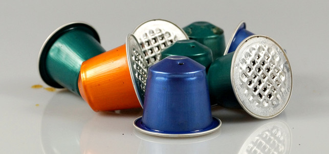 Nespresso-Kapseln Verbrauchte Nespresso-Kapseln