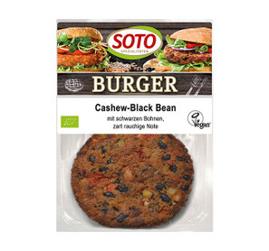 Soto Burger Cashew Black Bean