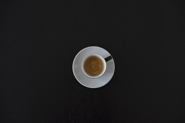 Espresso has a lot of caffeine, but no room for a lot of sugar and milk. 