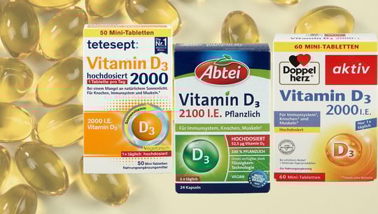 Vitamin-D-Präparate bei Öko-Test Vitamin-D-Präparate bei Öko-Test