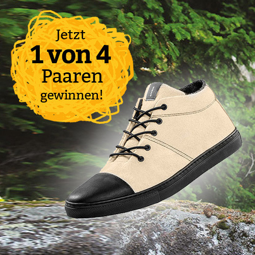 Sneaker gewinnen waschbär umweltversand gewinnspiel