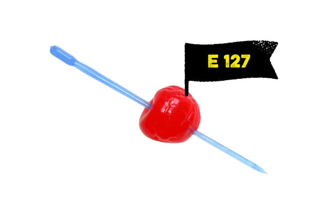 Zusatzstoffe und E-Nummern: E127 Erythrosin färbt Kirschen rot Zusatzstoffe und E-Nummern: E127 Erythrosin färbt Kirschen rot
