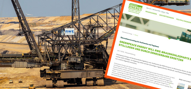 Greenpeace Energy will RWE das Rhenische Braunkohlerevier abkaufen