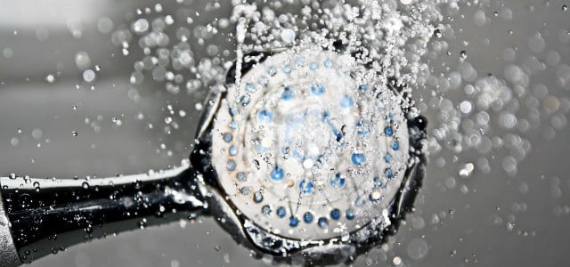 Wasser sparen Dusche
