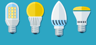 LED-Lampen Leuchtdioden Leuchtmittel Glühbirnen E27 E14 LED-Lampen Leuchtmittel Energiesparlampe kaputt zerbrochen