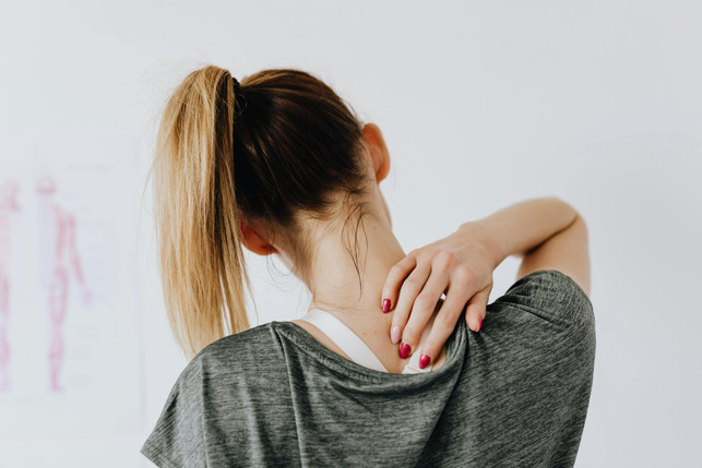 Tensions often affect the neck area.