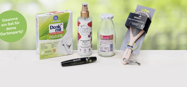 Nachhaltiges Gartenparty-Set von dm gewinnen