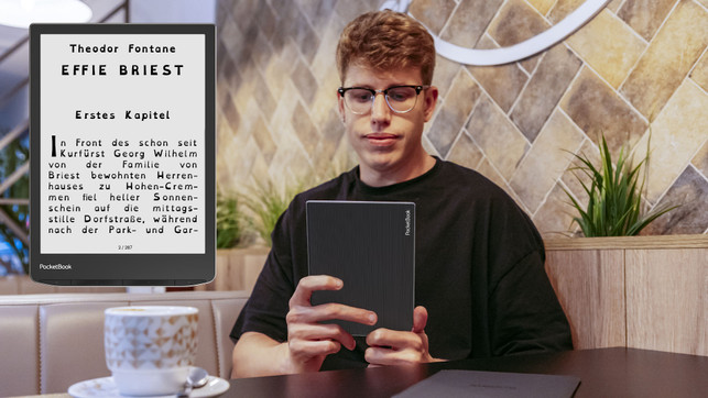 Vielfältige Funktionen machen den PocketBook E-Reader zur ersten Wahl für inklusives Lesen. Vielfältige Funktionen machen den PocketBook E-Reader zur ersten Wahl für inklusives Lesen.