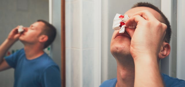 Nasenbluten stoppen Ursachen
