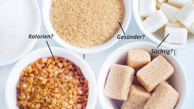 Zucker. Kalorien? Gesund? Brauner Zucker? Zucker. Kalorien? Gesund? Brauner Zucker?