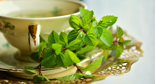 Peppermint tea is particularly effective against colds or stomach problems.