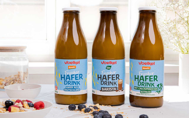 Von Kaffee bis Kosmetik: Diese Dinge gibt es inzwischen im Pfandglas Haferdrink Pfandflasche Alnatura