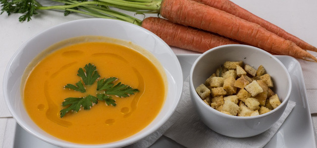 Karotten Möhren Suppe Rezept Kürbis Pastinake