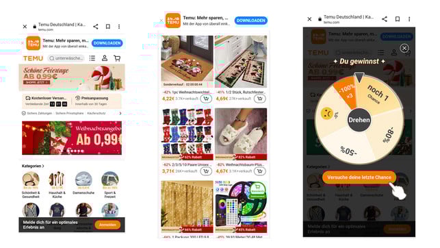 temu-shop-erfahrungen1-serioes-kritik Temu: Werbung mit mega-günstigen Angeboten
