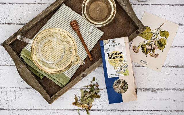 Sonnentor Lindenblüten Naturapotheke Tee Gewürze Herbst Winter