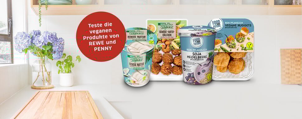 REWE PENNY vegan klimafreundlich Produkttest