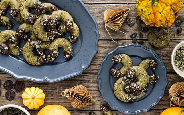Orangenkipferl mit Mandeln Orangenkipferl mit Mandeln